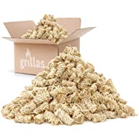 grillas Pastillas de Encendido Ecológicas Enceradas | Encendedores de Barbacoa de Madera Natural | Pastillas de Lana de…